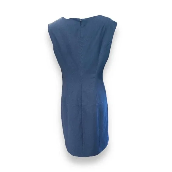 Calvin Klein Fully Lined Sleeveless Sheath Midi Dress with Pockets - Picture 3 of 6